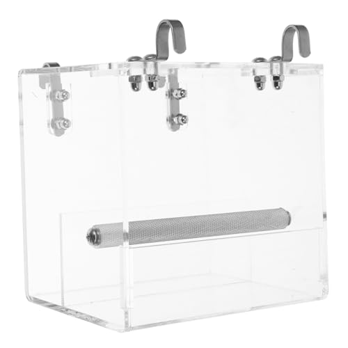 BAZEITFLOW Automatischer Futterautomat für Papageien und Kleine Vögel Kunststoff Futter und Wassernapf Einfache Am Käfig Platzsparend und Leicht zu Reinigen Geeignet als Vogelkäfigzubehör BAZEITFLOW Automatischer Futterautomat für Papageien und Kleine Vögel Kunststoff Futter und Wassernapf Einfache Am Käfig Platzsparend und Leicht zu Reinigen Geeignet als Vogelkäfigzubehör von BAZEITFLOW