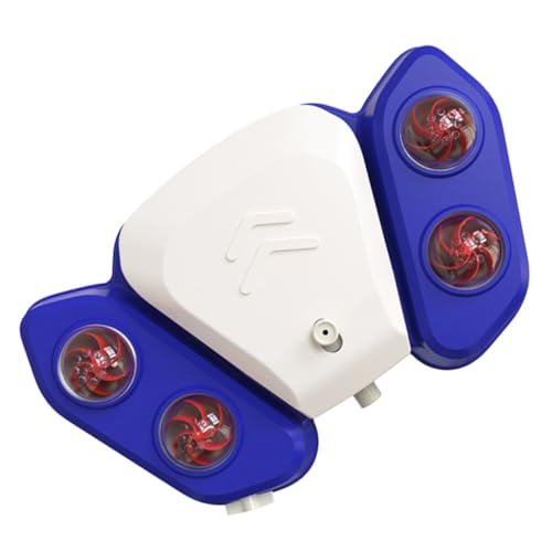 BAZEITFLOW Automatischer Haustier Wassersprinkler Wasserstrahl Sicherer Umweltfreundlicher Hundedusche Spielspaß Lustiger Sprühbrunnen für Hunde und Katzen Innen Nutzbar gegen Langeweile von BAZEITFLOW