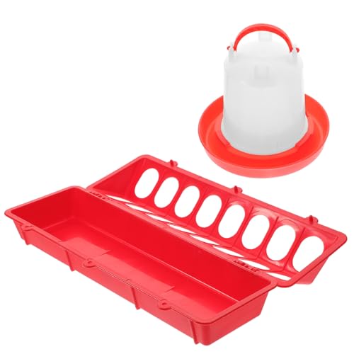 BAZEITFLOW Automatischer Hühner Futterspender und Tränke Verschleißfest und Auslaufsicher Geeignet für Geflügelhaltung zu Hause und Professionellen Einsatz Einfache Reinigung und Zusammenbau BAZEITFLOW Automatischer Hühner Futterspender und Tränke Verschleißfest und Auslaufsicher Geeignet für Geflügelhaltung zu Hause und Professionellen Einsatz Einfache Reinigung und Zusammenbau von BAZEITFLOW