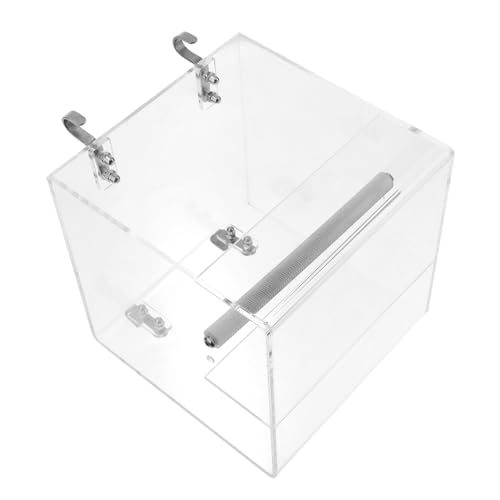 BAZEITFLOW Automatischer Papageien Futternapf aus Große Futter und Trinkschale für Vogelkäfig Einfach zu Montieren Hygienisch und Dekorativ für Wellensittiche und Kleine Vögel von BAZEITFLOW