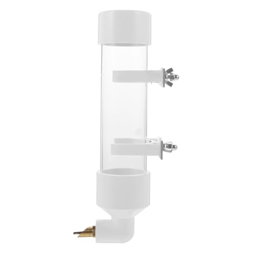 BAZEITFLOW Automatischer Vogel Wasserspender Großer Transparenter Wasserbehälter für Papageien Tauben Nymphensittiche Vogelkäfig Zubehör Hygienisch und Langlebig BAZEITFLOW Automatischer Vogel Wasserspender Großer Transparenter Wasserbehälter für Papageien Tauben Nymphensittiche Vogelkäfig Zubehör Hygienisch und Langlebig von BAZEITFLOW