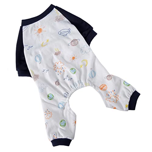 BAZEITFLOW Baumwoll -Pet -Pyjama Hund Kleidung welpen nachtwäsche Haustier-Pyjama Nachthemd für Haustiere Welpen-Pyjama Polyester Baumwolle BAZEITFLOW Baumwoll -Pet -Pyjama Hund Kleidung welpen nachtwäsche Haustier-Pyjama Nachthemd für Haustiere Welpen-Pyjama Polyester Baumwolle von BAZEITFLOW