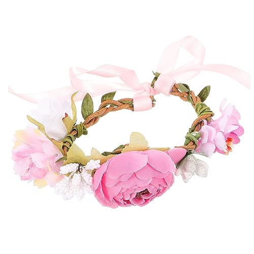 BAZEITFLOW Blumenkranz Katzenkragen für Haustiere Leichter und Atmungsaktiver Kragen für Süße Hunde und Katzen für Tägliches Tragen und Pinke Blumen Dekoration BAZEITFLOW Blumenkranz Katzenkragen für Haustiere Leichter und Atmungsaktiver Kragen für Süße Hunde und Katzen für Tägliches Tragen und Pinke Blumen Dekoration von BAZEITFLOW