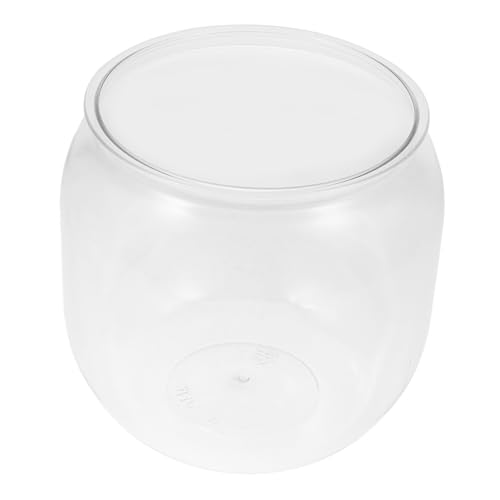 BAZEITFLOW Bruchsicheres Transparentes Desktop Aquarium aus Kunststoff Kleines Fischglas für Betta und Goldfische Pflegeleichtes Fischbecken für Büro und Stilvolle Dekoration von BAZEITFLOW
