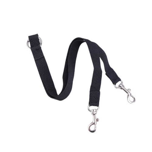 BAZEITFLOW Doppelleine für Hunde Einstellbarer Breiter Coupler Hundeleine für Kleine Mittlere und Große Hunde für Hundetraining und Schwarz von BAZEITFLOW
