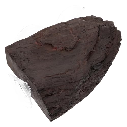 BAZEITFLOW Extra Große Schildkröten Basking Plattform aus Resin Simulationsstein für Terrarium Kletterhilfe und Versteck für Reptilien für Wasserschildkröten Aquarien von BAZEITFLOW