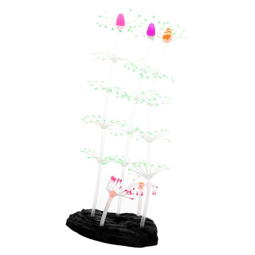 BAZEITFLOW Fluoreszierende Künstliche Korallenpflanze in Grün Leuchtende Aquarien Deko Fischbecken Landschaft Langlebiges Sicheres Aquarium Accessoire für Natürliche Unterwasserwelt BAZEITFLOW Fluoreszierende Künstliche Korallenpflanze in Grün Leuchtende Aquarien Deko Fischbecken Landschaft Langlebiges Sicheres Aquarium Accessoire für Natürliche Unterwasserwelt von BAZEITFLOW