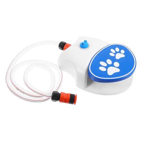 BAZEITFLOW Fußbetriebener Hundewasserspender mit Pedal Robuster Outdoor Trinkbrunnen für Hunde Schlauch Sofort Frisches Wasser Spritzwassergeschützter Wasserspender für Garten und Training BAZEITFLOW Fußbetriebener Hundewasserspender mit Pedal Robuster Outdoor Trinkbrunnen für Hunde Schlauch Sofort Frisches Wasser Spritzwassergeschützter Wasserspender für Garten und Training von BAZEITFLOW