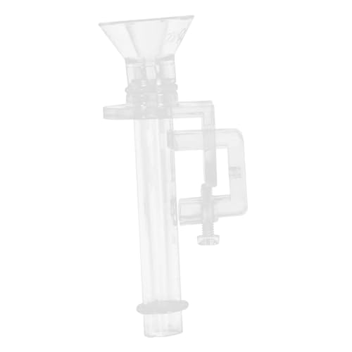 BAZEITFLOW Futterrohr für Aquarium Garnelen Futterspender Sinking Design Transparent Langlebiges Futterwerkzeug für Fischbecken Garnelenfüttern von BAZEITFLOW