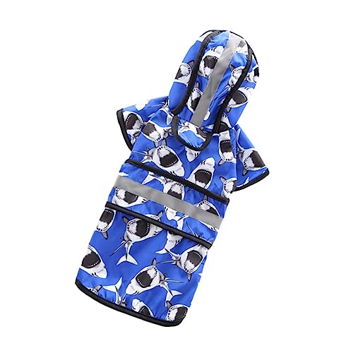 BAZEITFLOW Großer Hunde Regenmantel Für Welpenmäntel Abdeckung Wasser Klein Leicht Poncho Jacke Haustier Hündchen Hunde Regenmantel Groß Hundemäntel Welpen Kleiden Hund Regen Polyester Blau BAZEITFLOW Großer Hunde Regenmantel Für Welpenmäntel Abdeckung Wasser Klein Leicht Poncho Jacke Haustier Hündchen Hunde Regenmantel Groß Hundemäntel Welpen Kleiden Hund Regen Polyester Blau von BAZEITFLOW