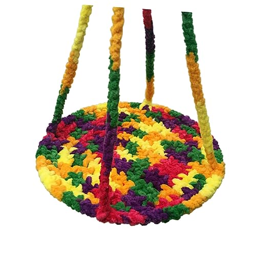 BAZEITFLOW Hängendes Hamster Nest aus Handgewebter Kuschelhängematte für Kleintiere Wie Hamster und Meerschweinchen Geeignet für Kühle Nächte Farbe Zufällig Zufällige Farbe Zufällige Farbe von BAZEITFLOW