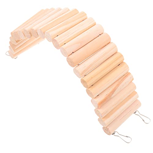 BAZEITFLOW Hamster Holzleiterbrücke Kletterspielzeug für Hamsterkäfig für Kleine Haustiere Fördert und Bewegung Einfache Installation Langlebig und Geruchsfrei BAZEITFLOW Hamster Holzleiterbrücke Kletterspielzeug für Hamsterkäfig für Kleine Haustiere Fördert und Bewegung Einfache Installation Langlebig und Geruchsfrei von BAZEITFLOW