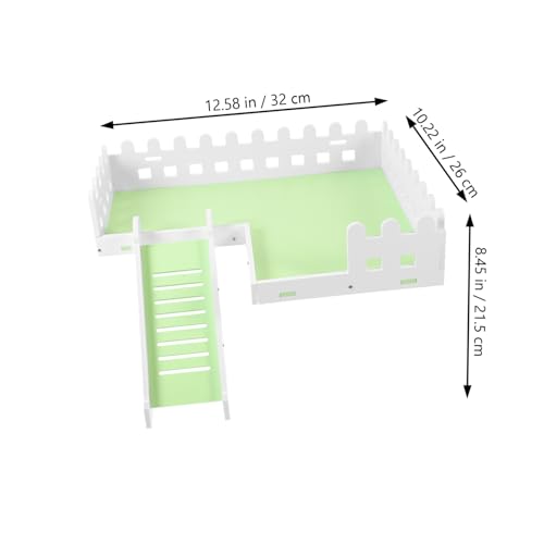 BAZEITFLOW Hamster Kletterplattform aus Robustem Material Vielseitige Kleintier Plattform für Käfige als Ruhe und Spielplatz für Zwerghamster Igel Eichhörnchen Einfache Langlebig und von BAZEITFLOW