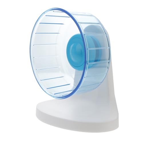 BAZEITFLOW Hamster Laufrad Leise für Kleine Haustiere Wie Hamster Eichhörnchen Igel Rutsch Blauer Trainingsball für Stressfreie Bewegung und Unterhaltung von BAZEITFLOW