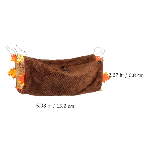 BAZEITFLOW Hamster Tunnel Kuscheltunnel Wärme Hängematte aus Superweichem Plüsch für Kleine Haustiere Wie Chinchillas und Meerschweinchen Bequemes Nest und Rückzugsort für Winter und Alltag von BAZEITFLOW