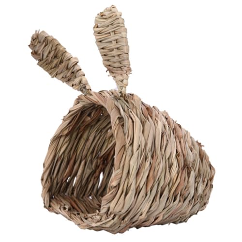BAZEITFLOW Handgefertigtes Umweltfreundliches Gras Nest für Kleintiere Wie Kaninchen Meerschweinchen und Chinchillas Langlebig Beißfest Bequemes Schlaf und Spielnest für Kleine Haustiere BAZEITFLOW Handgefertigtes Umweltfreundliches Gras Nest für Kleintiere Wie Kaninchen Meerschweinchen und Chinchillas Langlebig Beißfest Bequemes Schlaf und Spielnest für Kleine Haustiere von BAZEITFLOW