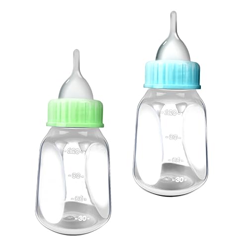 BAZEITFLOW Haustier Fütterungsflasche Set Saugerflaschen für Welpen und Kätzchen Einfache Leicht und Praktisch für Handfütterung von Kleinen Tieren von BAZEITFLOW