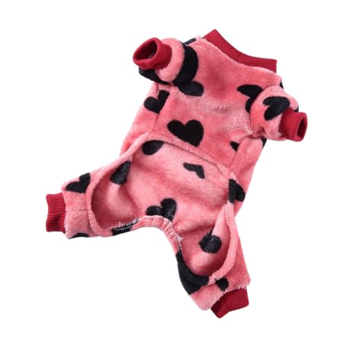 BAZEITFLOW Haustier Schlafanzug Warme Hundekleidung Hundekleidung Für Den Winter Für Kleine Hunde Kältebeständige Kleidung Hunde Outfit Haustier Bekleidung Hundebekleidung Haustier von BAZEITFLOW