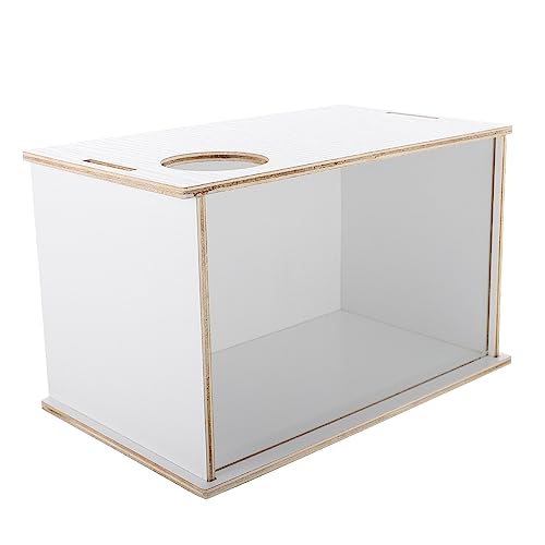 BAZEITFLOW Holz Hamster Badewanne mit Acrylbox Multifunktionale Sandbad Box für Chinchillas und Kleine Haustiere als Toilette und Sandbad Leicht zu Reinigen Holzdeckel BAZEITFLOW Holz Hamster Badewanne mit Acrylbox Multifunktionale Sandbad Box für Chinchillas und Kleine Haustiere als Toilette und Sandbad Leicht zu Reinigen Holzdeckel von BAZEITFLOW