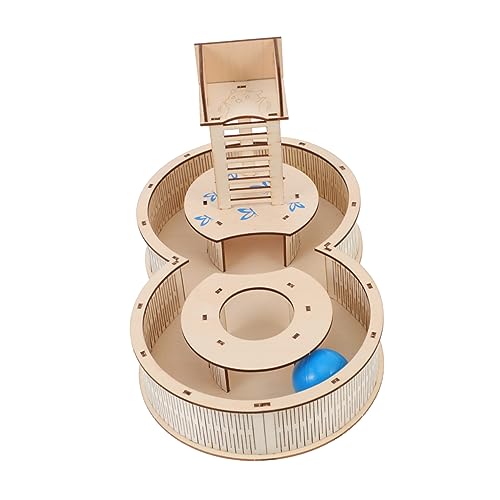 BAZEITFLOW Holz Hamster Labyrinth Interaktives Trainingsspielzeug für Hamster Tunnelhaus und Spielplatz für Kleintiere Fördert Bewegung und Beschäftigung für Hamster Rennmäuse BAZEITFLOW Holz Hamster Labyrinth Interaktives Trainingsspielzeug für Hamster Tunnelhaus und Spielplatz für Kleintiere Fördert Bewegung und Beschäftigung für Hamster Rennmäuse von BAZEITFLOW