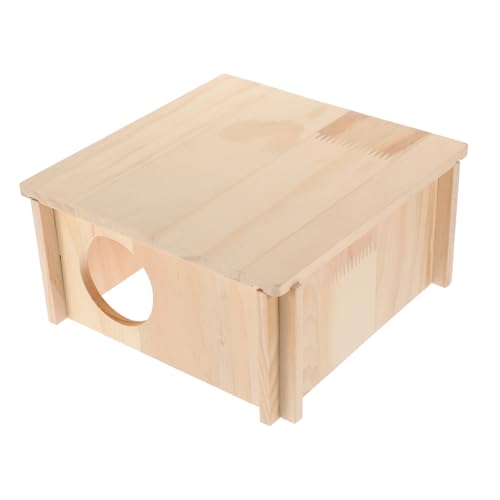 BAZEITFLOW Holz Hamsterhaus Mehrstöckig Natürliches Nagerversteck und Bissfestes Ruhehaus für Zwerghamster und Kleintiere Sicherer Rückzugsort und Nest für Meerschweinchen Geeignet BAZEITFLOW Holz Hamsterhaus Mehrstöckig Natürliches Nagerversteck und Bissfestes Ruhehaus für Zwerghamster und Kleintiere Sicherer Rückzugsort und Nest für Meerschweinchen Geeignet von BAZEITFLOW