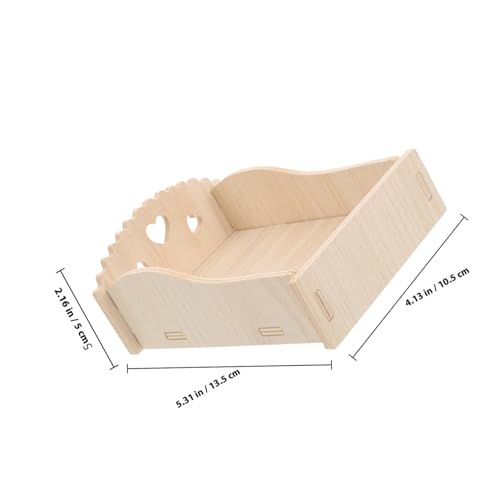 BAZEITFLOW Holz hamsterbett für Kleine Haustiere Robust und Langlebig Kühlt Angenehm Geeignet für Meerschweinchen Hamster Zwerghasen und Kleine Nager Komfortables Schlafhaus für BAZEITFLOW Holz hamsterbett für Kleine Haustiere Robust und Langlebig Kühlt Angenehm Geeignet für Meerschweinchen Hamster Zwerghasen und Kleine Nager Komfortables Schlafhaus für von BAZEITFLOW