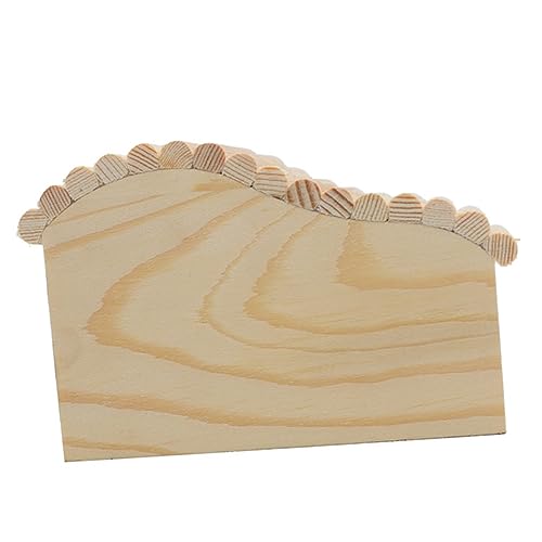 BAZEITFLOW Holzhaus für Hamster und Kleine Nager Bewegliches Spielhaus aus Natürlichem Holz als Versteck und Nistplatz für Hamster Mäuse und Fördert Instinkte und Sorgt von BAZEITFLOW