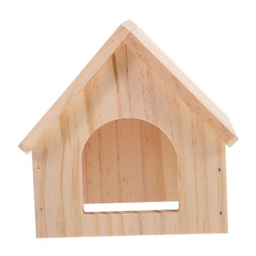 BAZEITFLOW Holzhaus für Meerschweinchen und Hamster Natürliches Beißfestes Material Vielseitiges Versteck und Spielhaus Kleines Haustierhaus mit Komfortabler Ruheplattform Geeignet für BAZEITFLOW Holzhaus für Meerschweinchen und Hamster Natürliches Beißfestes Material Vielseitiges Versteck und Spielhaus Kleines Haustierhaus mit Komfortabler Ruheplattform Geeignet für von BAZEITFLOW
