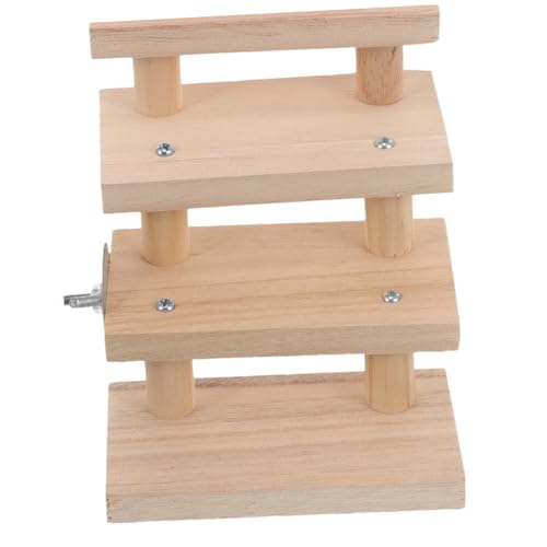 BAZEITFLOW Holzleiter Kleintierspielzeug für Hamster und Meerschweinchen Stufige Kletterleiter aus Naturholz Kleines Haustier Klettertoy für Käfig Fördert Bewegung und Gesunden Spielspaß BAZEITFLOW Holzleiter Kleintierspielzeug für Hamster und Meerschweinchen Stufige Kletterleiter aus Naturholz Kleines Haustier Klettertoy für Käfig Fördert Bewegung und Gesunden Spielspaß von BAZEITFLOW