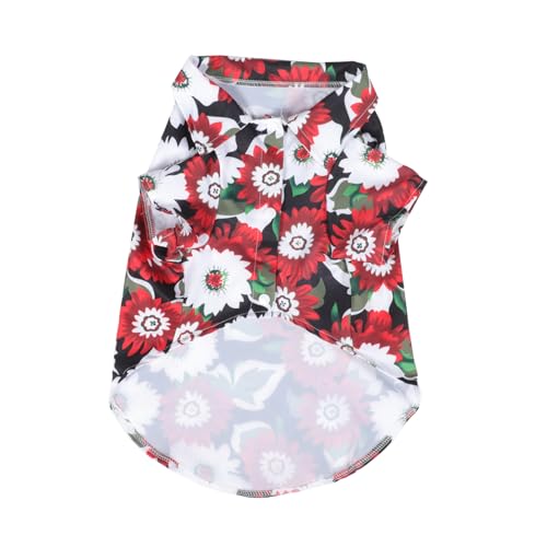 BAZEITFLOW Hundehemd Sommerliche Hundebluse Kleine Hundekleidung Schmucklos Jumper Welpe Hund Für Mittelgroße Hunde Pet Party Kostüm Strand Hundebekleidung Kühlung Baumwolle BAZEITFLOW Hundehemd Sommerliche Hundebluse Kleine Hundekleidung Schmucklos Jumper Welpe Hund Für Mittelgroße Hunde Pet Party Kostüm Strand Hundebekleidung Kühlung Baumwolle von BAZEITFLOW