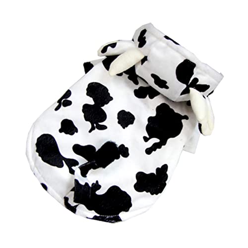 BAZEITFLOW Hundekleidung Für Chihuahua Kuh Haustierkostüme Halloween Französische Bulldoggenkleidung Outfits Hunde-Hoodie Lustig Hunde Kostüme Kostüm Anzug Bar Baumwolle Weiß BAZEITFLOW Hundekleidung Für Chihuahua Kuh Haustierkostüme Halloween Französische Bulldoggenkleidung Outfits Hunde-Hoodie Lustig Hunde Kostüme Kostüm Anzug Bar Baumwolle Weiß von BAZEITFLOW