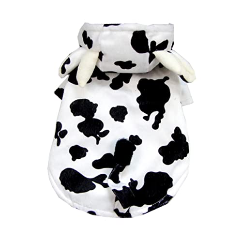 BAZEITFLOW Hundekleidung Kuhkleidung für Hundekostüme Haustierkleidung Hundemäntel Hunde-Outfit Hund Winterpyjama weicher Hundeoverall Haustierbekleidung Hundebräuche Scheren von BAZEITFLOW