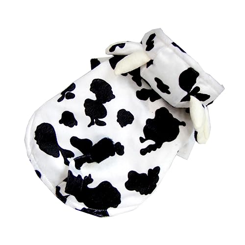 BAZEITFLOW Hundekleidung Outfits Hunde-Hoodie Kuh lustig Modellieren Haustier-Outfit reizendes Haustierkleid Hund Tierkostüm Hunde Halloween Kostüme Bar Baumwolle Weiß BAZEITFLOW Hundekleidung Outfits Hunde-Hoodie Kuh lustig Modellieren Haustier-Outfit reizendes Haustierkleid Hund Tierkostüm Hunde Halloween Kostüme Bar Baumwolle Weiß von BAZEITFLOW