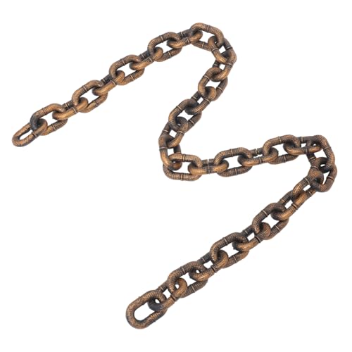 BAZEITFLOW Hundeleine Dekoration Requisiten Hundehalsband Kette Halloween Kette Requisitenkette Für Hunde Ketten Für Hunde Hundekette Halloween Requisiten Gefälschte Kette Hundeleine von BAZEITFLOW