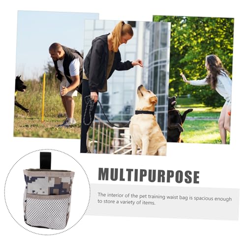 BAZEITFLOW Hundetraining Leckerlibeutel mit Gürtelclip Große Öffnung für Schnellen Zugriff Outdoor Snackbeutel Vielseitig für Welpenerziehung und Gassi Gehen Wiederverwendbar Robust von BAZEITFLOW