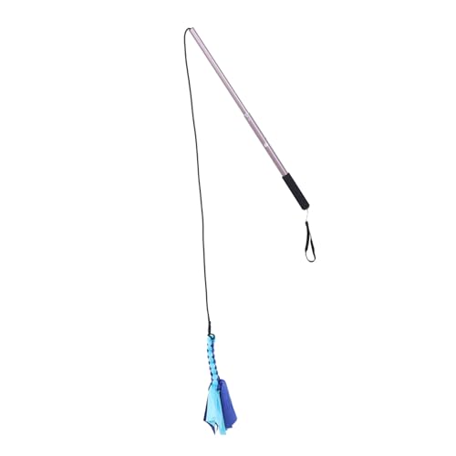 BAZEITFLOW Hundetraining Stab Interaktives für Welpen Aufziehbarer Teaser für Haustiere für Training Freien Bequemer Fördert Kommunikation und Aktivität von BAZEITFLOW