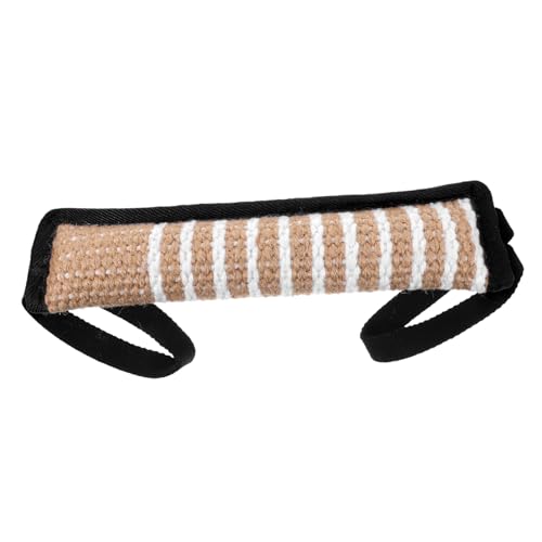 BAZEITFLOW Hundezerrkissen aus Robustem Jute Material Interaktives Kauspielzeug zur Zahnpflege Trainingsspielzeug für Große Hunde Beugt Langeweile und Zerstörung vor Langlebiges Beißkissen BAZEITFLOW Hundezerrkissen aus Robustem Jute Material Interaktives Kauspielzeug zur Zahnpflege Trainingsspielzeug für Große Hunde Beugt Langeweile und Zerstörung vor Langlebiges Beißkissen von BAZEITFLOW
