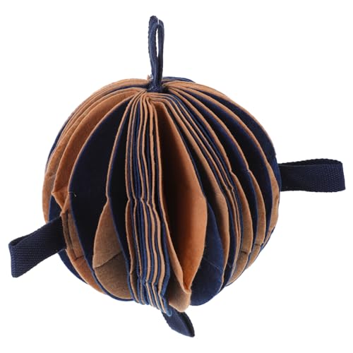 BAZEITFLOW Interaktiver Hundesnuffle Ball aus Abriebfestem Material Futterversteckendes Kauspielzeug für Welpen Fördert Schnüffeltraining und Beschäftigung Geeignet für Kleine und Mittlere von BAZEITFLOW