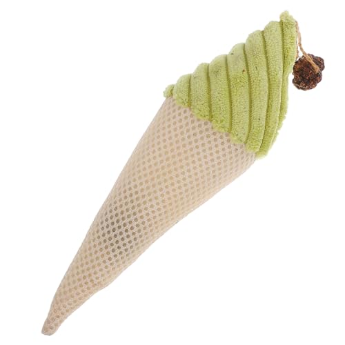BAZEITFLOW Interaktives Katzenminze Katzenkissen Plüsch Eiscreme mit Katzenminze zur Beschäftigung und Zahnpflege für Drinnen Geeignet von BAZEITFLOW