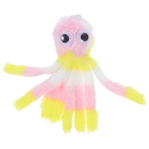 BAZEITFLOW Interaktives Plüsch -oktopus -Spielzeug Für Katzen Haustier Kaut - -oktopus Stofftier Plüsch Playthy Cat Toy Lustiges Ausgestopftes Tier von BAZEITFLOW