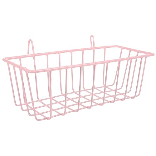 BAZEITFLOW Kaninchen Heuraufe Plüsch Heuraufe für Kaninchen Hasenheu Vlies Kaninchenheuraufe Kleintier Heuraufe Heubeutel-Futterspender für Kaninchen Heufresser Kaninchen Schmiedeeisen Rosa von BAZEITFLOW