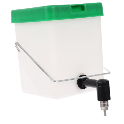 BAZEITFLOW 2 Stück Haustier Wasserspender für Kaninchen und Hamster Auslaufsichere Trinkflasche Hängendes Design Transparent Hygienisch von BAZEITFLOW