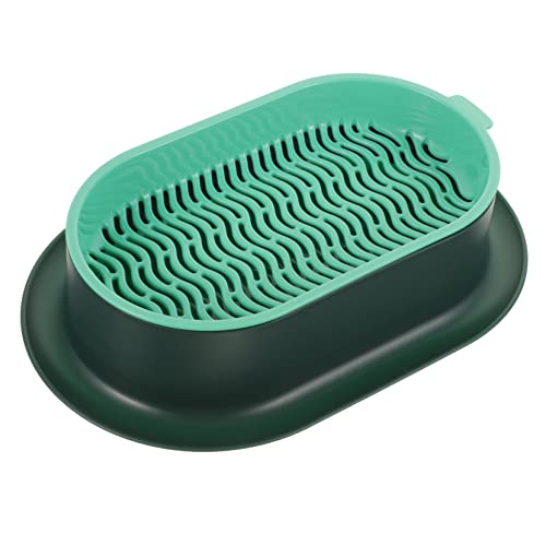 BAZEITFLOW Kasten Katzentoilette Keimvermehrungsschalen Container Katzen Grass katzengras Pflanzen Pflanzgefäß für den Anbau von Katzenminze Hydrokultur-Pflanzgefäß für den Katzenminzenanbau von BAZEITFLOW