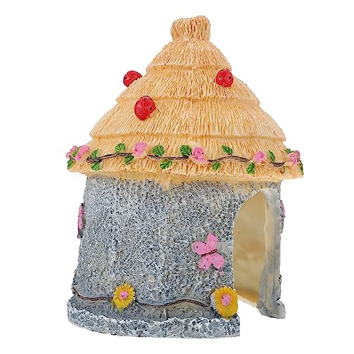 BAZEITFLOW Aquarium-reptilienbox-Dekoration Harz Fischtank-verstecke Garnelen-versteck Teich-Ornament und Lichtbeständig von BAZEITFLOW