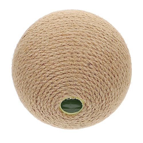 BAZEITFLOW Katze Fangball für Katzenspielzeug Katzenball Katze Wohnungskatzen Kätzchen kratzt Indoor-Haustier Katzenunterhaltung Katze Kratzspielzeug im Innenbereich Baumwollseil Hellbraun BAZEITFLOW Katze Fangball für Katzenspielzeug Katzenball Katze Wohnungskatzen Kätzchen kratzt Indoor-Haustier Katzenunterhaltung Katze Kratzspielzeug im Innenbereich Baumwollseil Hellbraun von BAZEITFLOW
