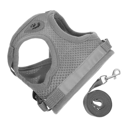 BAZEITFLOW Katzen Geschirr und Leine Set Verstellbares Leichtes Mesh Hundegeschirr für Kleine Katzen und Hunde aus Robustem Material Komfortabel und Ausbruchsicher BAZEITFLOW Katzen Geschirr und Leine Set Verstellbares Leichtes Mesh Hundegeschirr für Kleine Katzen und Hunde aus Robustem Material Komfortabel und Ausbruchsicher von BAZEITFLOW