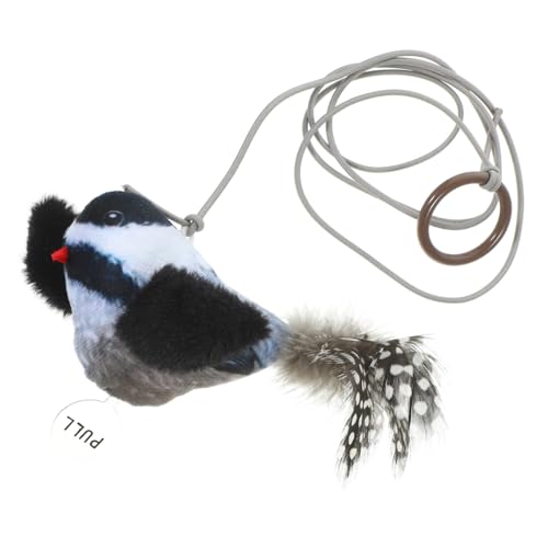 BAZEITFLOW Katzengeräuschspielzeug Zum Aufhängen Interaktives Katzenspiel Vogel Katzenspielzeug Für Den Innenbereich Flatterndes Interessantes Kätzchenspielzeug Katzentür BAZEITFLOW Katzengeräuschspielzeug Zum Aufhängen Interaktives Katzenspiel Vogel Katzenspielzeug Für Den Innenbereich Flatterndes Interessantes Kätzchenspielzeug Katzentür von BAZEITFLOW