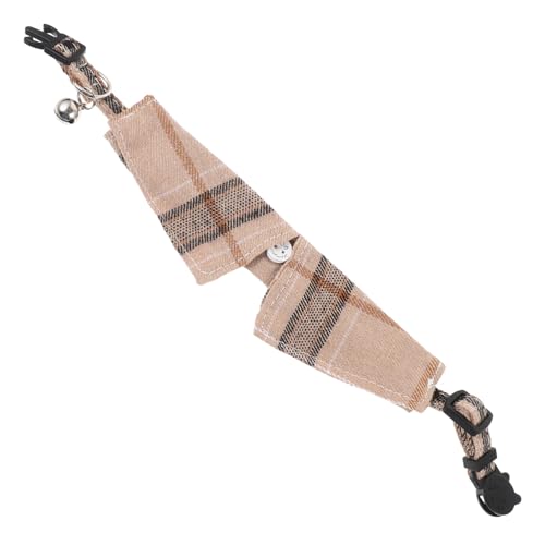 BAZEITFLOW Katzenhalsband mit Fliege Kariertes Design Verstellbar für Haustiere Dekorative Halsdekoration für Katzen für Partys und Täglichen Gebrauch von BAZEITFLOW