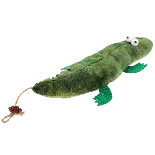 BAZEITFLOW Katzenminze für Kätzchen Plüsch Kauspielzeug in Alligatorform mit Integrierter Katzenminze zur Beruhigung und Unterhaltung Indoor gegen Langeweile von BAZEITFLOW