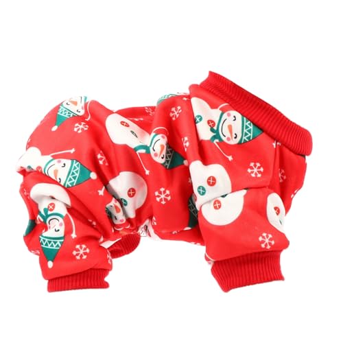 BAZEITFLOW Kleidung für Haustiere Outfit Weihnachtshaustiermantel Pullover Hundekleidung groß Schnee Jumper Weihnachtskleidung für Hunde Haustier Herbstkleidung Polyester rot BAZEITFLOW Kleidung für Haustiere Outfit Weihnachtshaustiermantel Pullover Hundekleidung groß Schnee Jumper Weihnachtskleidung für Hunde Haustier Herbstkleidung Polyester rot von BAZEITFLOW